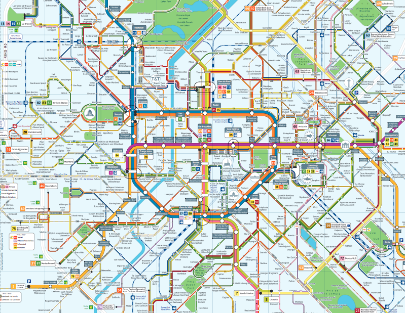 Carte Metro Bruxelles | Imvt